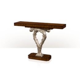 Silver Scrolls Console  Table 5305-182  Montaage Inc. image 1