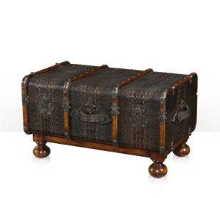 The Kalahari Steamer Trunk 6434-001BN Theodore Alexander