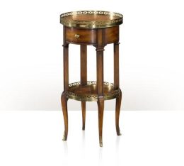 Louis XVI Circle Accent Table 5000-030BD Theodore Alexander