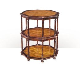 Octagons of Pine Side Table 5000-518 Theodore Alexander