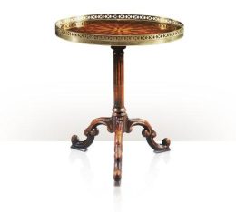 Radiating Parquetry Accent Table 5005-022 Montaage Inc. image 1