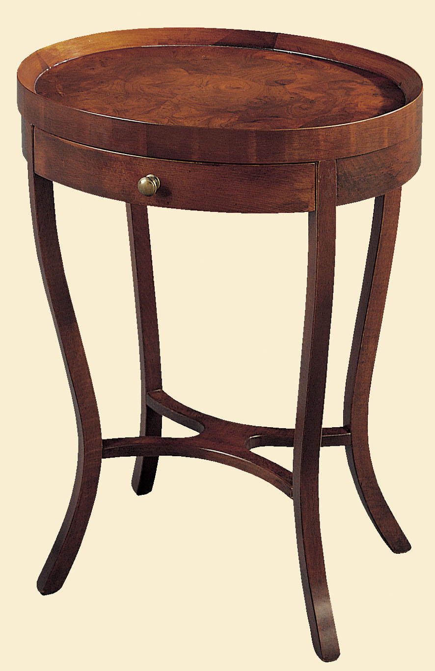 Montaage OVAL TRAY TABLE 641043 at Montaage Inc. Walnut