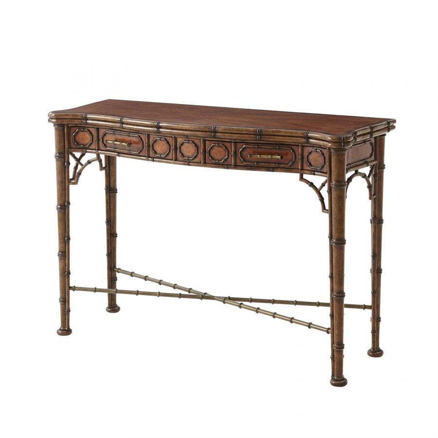 The Edwardian Bamboo Console Table