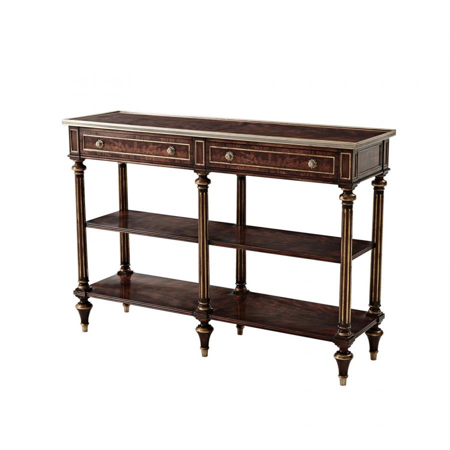 The Georgian Three Tier Console Table