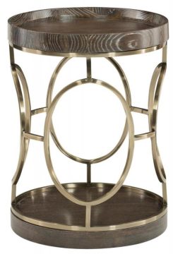 Back Clarendon Round End Table 377-113 bernhardt