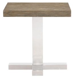Pelham End Table Wood Top and Base 459-122 bernhardt