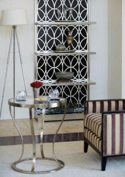 Round Metal Side Table 360-124 bernhardt
