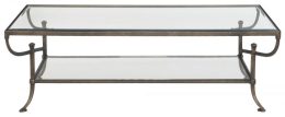 Rectangular Metal Cocktail Table Base 554-021 bernhardt