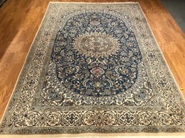 6 x 9 Vintage 100% Wool Hand Knotted Area Rug 11 Montaage Inc. image 13