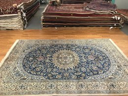 6 x 9 Vintage 100% Wool Hand Knotted Area Rug 11 Montaage Inc. image 18