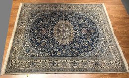 6 x 9 Vintage 100% Wool Hand Knotted Area Rug 11 Montaage Inc. image 9
