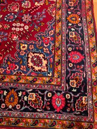 6.10 x 9.8 Vintage Hand Knotted 100% Wool Vegetable Dye Area Rug 12 Montaage Inc. image 9