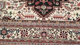 8 x 10 Green Indian Hand Knotted Wool Rug 13 Montaage Inc. image 13
