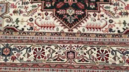 8 x 10 Green Indian Hand Knotted Wool Rug 13 Montaage Inc. image 14