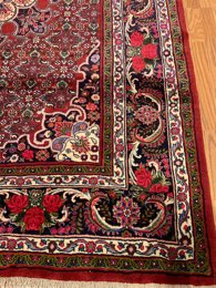 6.8 x 9.8 Vintage Hand Knotted 100% Wool Vegetable Dye Area Rug 13 Montaage Inc. image 16