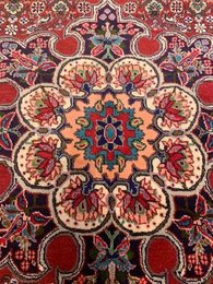 6.8 x 9.8 Vintage Hand Knotted 100% Wool Vegetable Dye Area Rug 13 Montaage Inc. image 7
