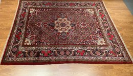 6.8 x 9.8 Vintage Hand Knotted 100% Wool Vegetable Dye Area Rug 13 Montaage Inc. image 8