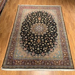 6.5 x 9.7 Vintage Hand Knotted 100% Wool Vegetable Dye Area Rug 17 Montaage Inc. image 11