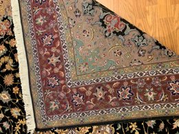 6.5 x 9.7 Vintage Hand Knotted 100% Wool Vegetable Dye Area Rug 17 Montaage Inc. image 14