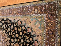 6.5 x 9.7 Vintage Hand Knotted 100% Wool Vegetable Dye Area Rug 17 Montaage Inc. image 16