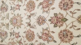 2.5 x 8 Ivory & Red Fine Quality Wool & Silk Hand Knotted Oriental Rug 46 Montaage Inc. image 18