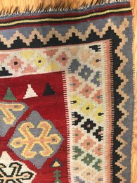 4.2 x 8.7 Vintage Hand Knotted 100% Wool Vegetable Dye Area Rug 197 Montaage Inc. image 16