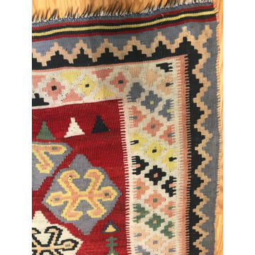 4.2 x 8.7 Vintage Hand Knotted 100% Wool Vegetable Dye Area Rug 197 Montaage Inc. image 5
