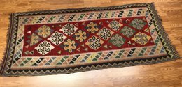 4.2 x 8.7 Vintage Hand Knotted 100% Wool Vegetable Dye Area Rug 197 Montaage Inc. image 9