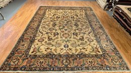 8 x 10 Antique Hand Knotted 100% Wool Area Rug 1411 Montaage Inc. image 10