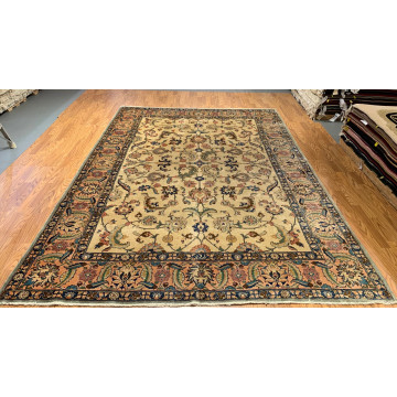 8 x 10 Antique Hand Knotted 100% Wool Area Rug 1411 Montaage Inc. image 5