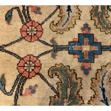 8 x 10 Antique Hand Knotted 100% Wool Area Rug 1411 Montaage Inc. image 6