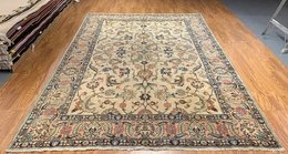 8 x 10 Antique Hand Knotted 100% Wool Area Rug 1411 Montaage Inc. image 2