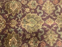 2.7 x 10 Runner Indo Agra Hand spawned 100% Wool Hand Knotted Vegetable Dye 4430 Montaage Inc. image 2
