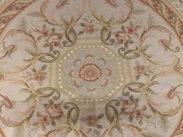 9.8 x 14.1 ft  Hand woven French Aubusson Weave 100% wool Area rug 4490 Montaage Inc. image 5
