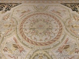 9.8 x 14.1 ft  Hand woven French Aubusson Weave 100% wool Area rug 4490 Montaage Inc. image 8