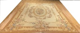 8 x 10 French Aubusson Needle Point 100% Wool Hand Knotted Area Rug 4510 Montaage Inc. image 11