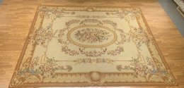 8 x 10 French Aubusson Needle Point 100% Wool Hand Knotted Area Rug 4510 Montaage Inc. image 16