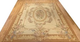 8 x 10 French Aubusson Needle Point 100% Wool Hand Knotted Area Rug 4510 Montaage Inc. image 17