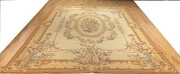 8 x 10 French Aubusson Needle Point 100% Wool Hand Knotted Area Rug 4510 Montaage Inc. image 4