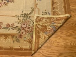 8 x 10 French Aubusson Needle Point 100% Wool Hand Knotted Area Rug 4510 Montaage Inc. image 5