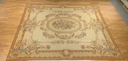 8 x 10 French Aubusson Needle Point 100% Wool Hand Knotted Area Rug 4510 Montaage Inc. image 6