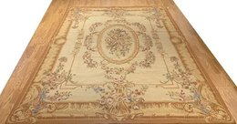 8 x 10 French Aubusson Needle Point 100% Wool Hand Knotted Area Rug 4510 Montaage Inc. image 7
