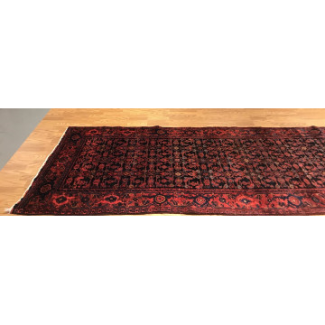 3.10 x 13.4  Runner Antique Geometric Bejar Hand Knotted Wool Vegetable Dye 5584 Montaage Inc. image 6