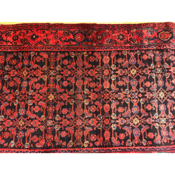 3.10 x 13.4  Runner Antique Geometric Bejar Hand Knotted Wool Vegetable Dye 5584 Montaage Inc. image 2
