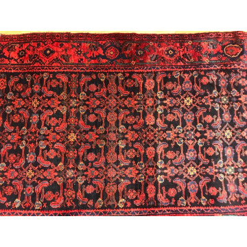 3.10 x 13.4  Runner Antique Geometric Bejar Hand Knotted Wool Vegetable Dye 5584 Montaage Inc. image 3