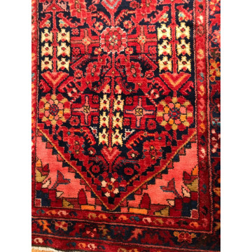 3.5 x 10.2  Runner Antique Geometric Malayer Hand Knotted Wool Vegetable Dye 5597 Montaage Inc. image 7