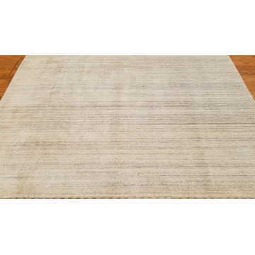 6 x 9 Gray & Black   Modern Hand Knotted Wool Nepal rug 6698 Montaage Inc. image 4