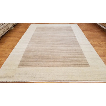 6 x 9  Brown Indo Nepal Modern Hand Knotted Wool Oriental Area Rug 6706 Montaage Inc. image 3