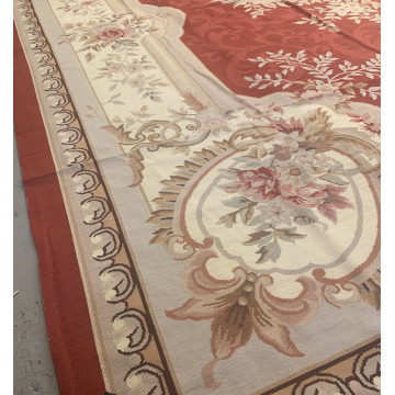 12 x 18 French Aubusson Hand Knotted Wool Needle Point Rug 14380 Montaage Inc. image 3