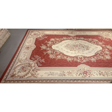 12 x 18 French Aubusson Hand Knotted Wool Needle Point Rug 14380 Montaage Inc. image 5